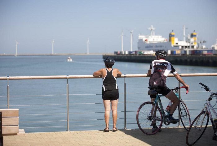 Faire Du V Lo Dans Le Port De Zeebruges