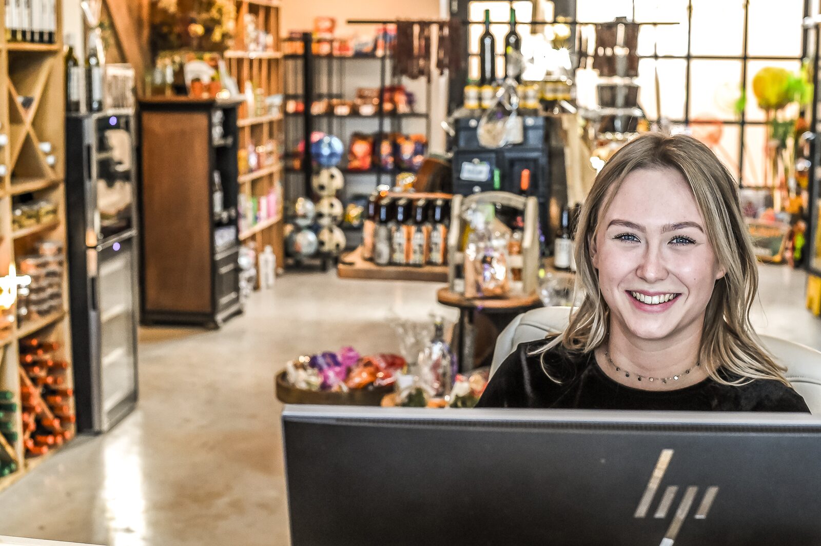 Receptionist bij vakantiepark Mölke