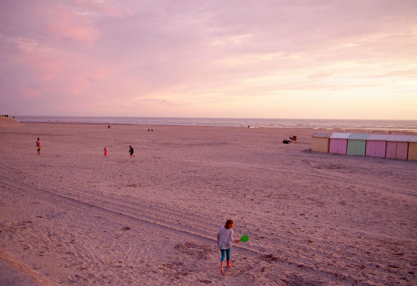 Plage de Berck sur Mer sur la Côte d'Opale