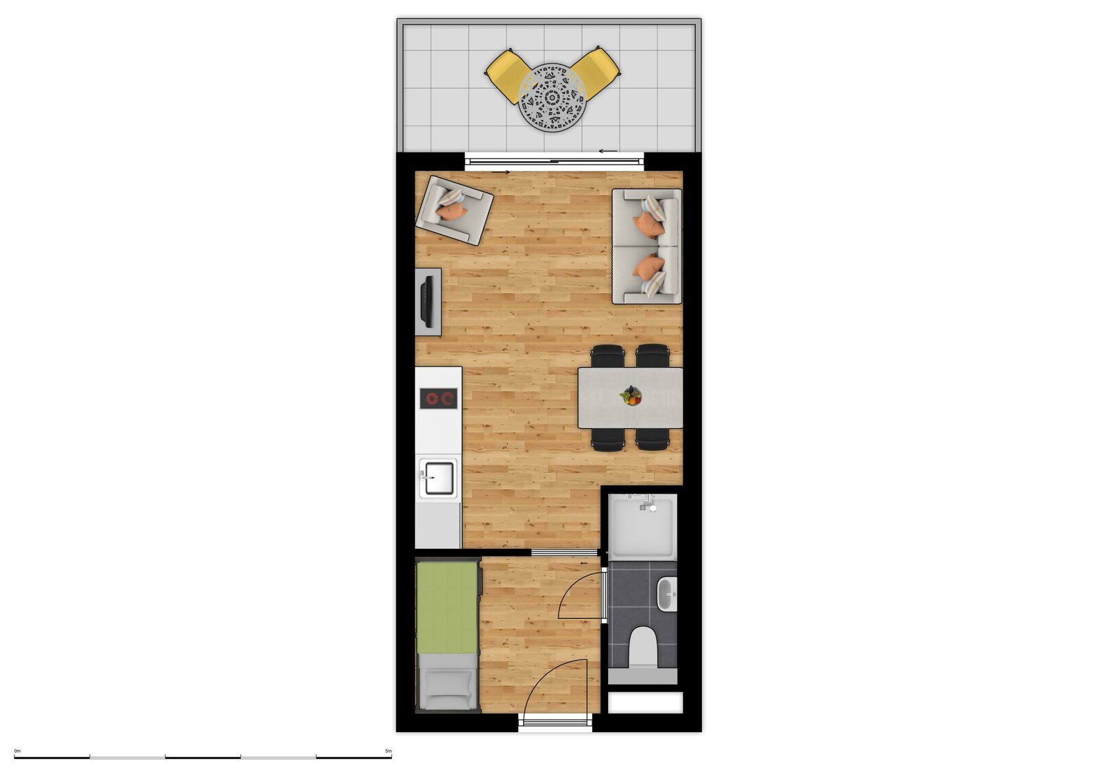 Essential Suite - 5p | Sleeping corner - Sofa bed