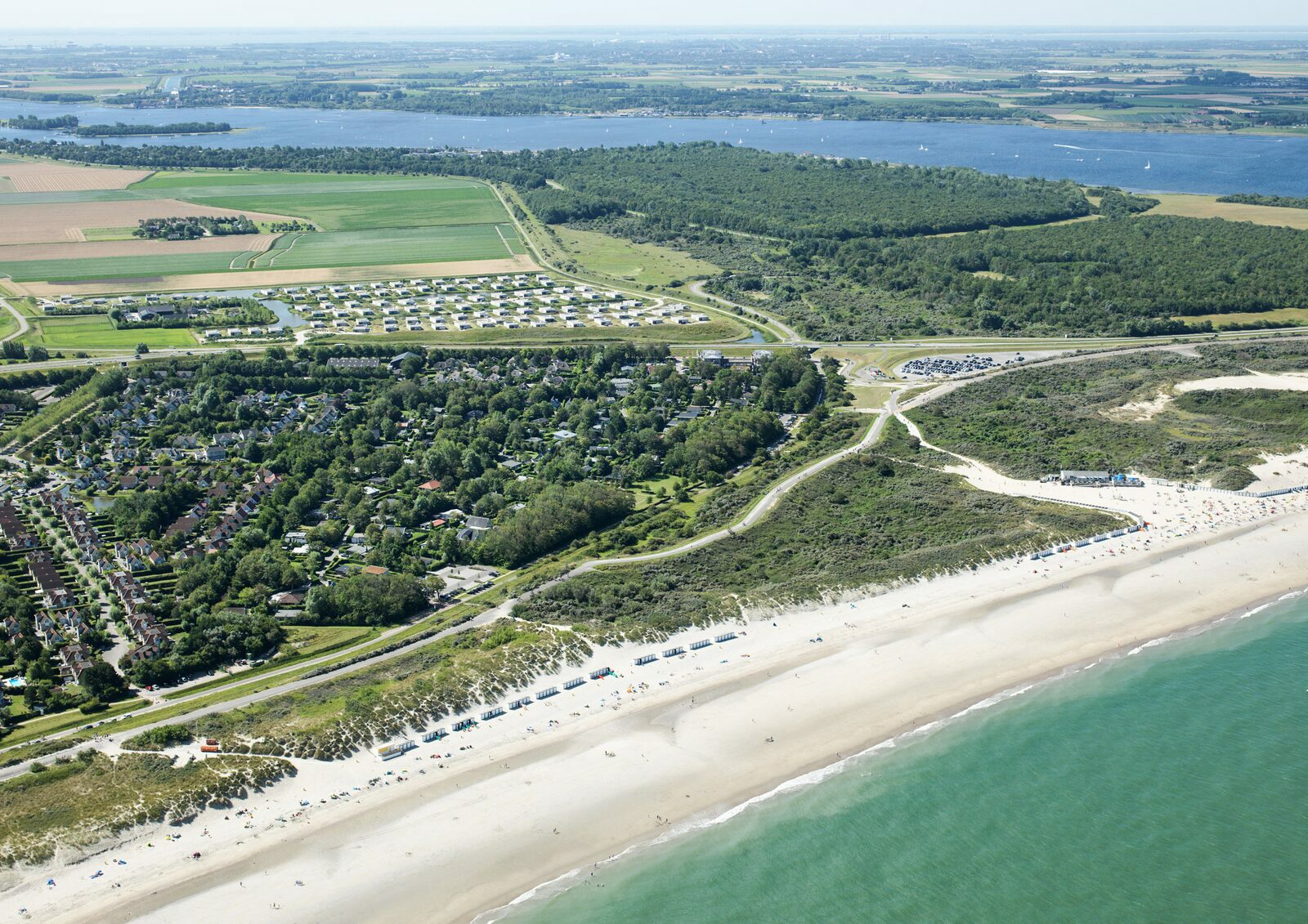 Huisje aan de kust Nederland