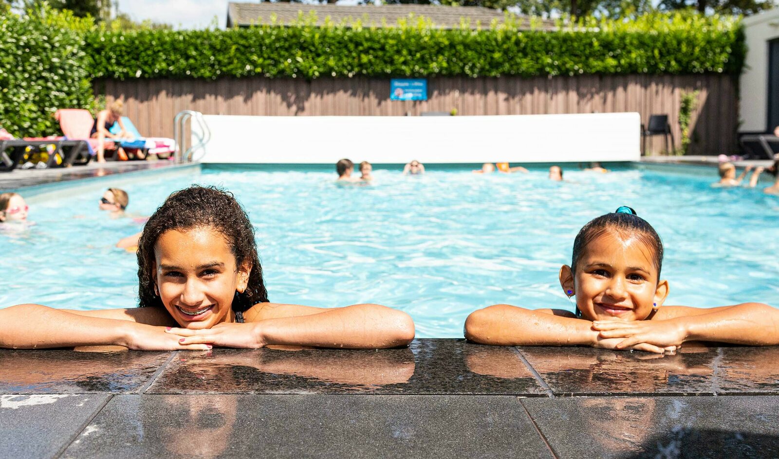 Discover our holiday parks with an outside pool as well