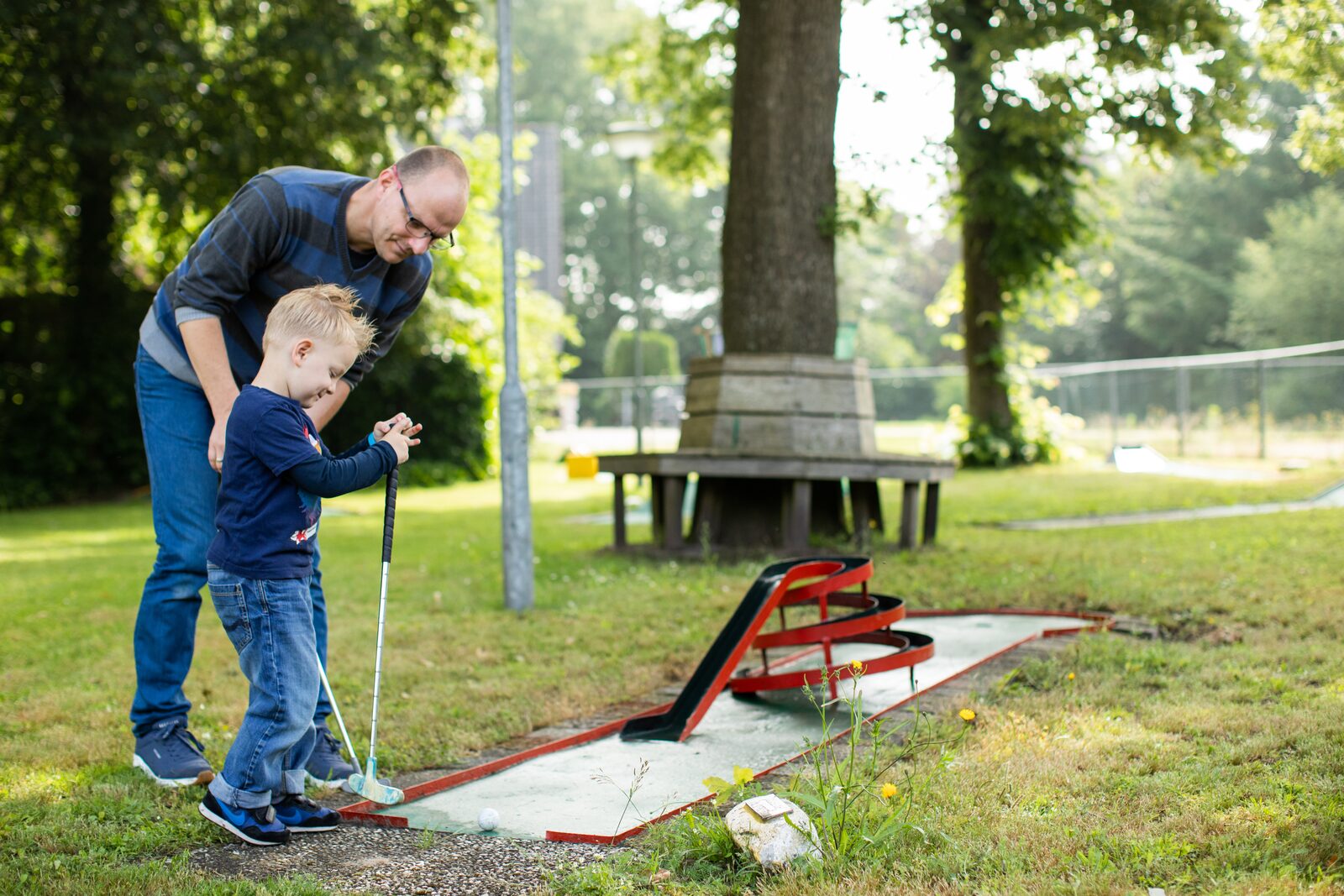 Midgetgolfbaan met 18 holes