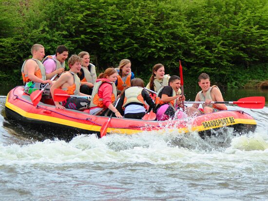 Go rafting in the Ardennes with the whole family!