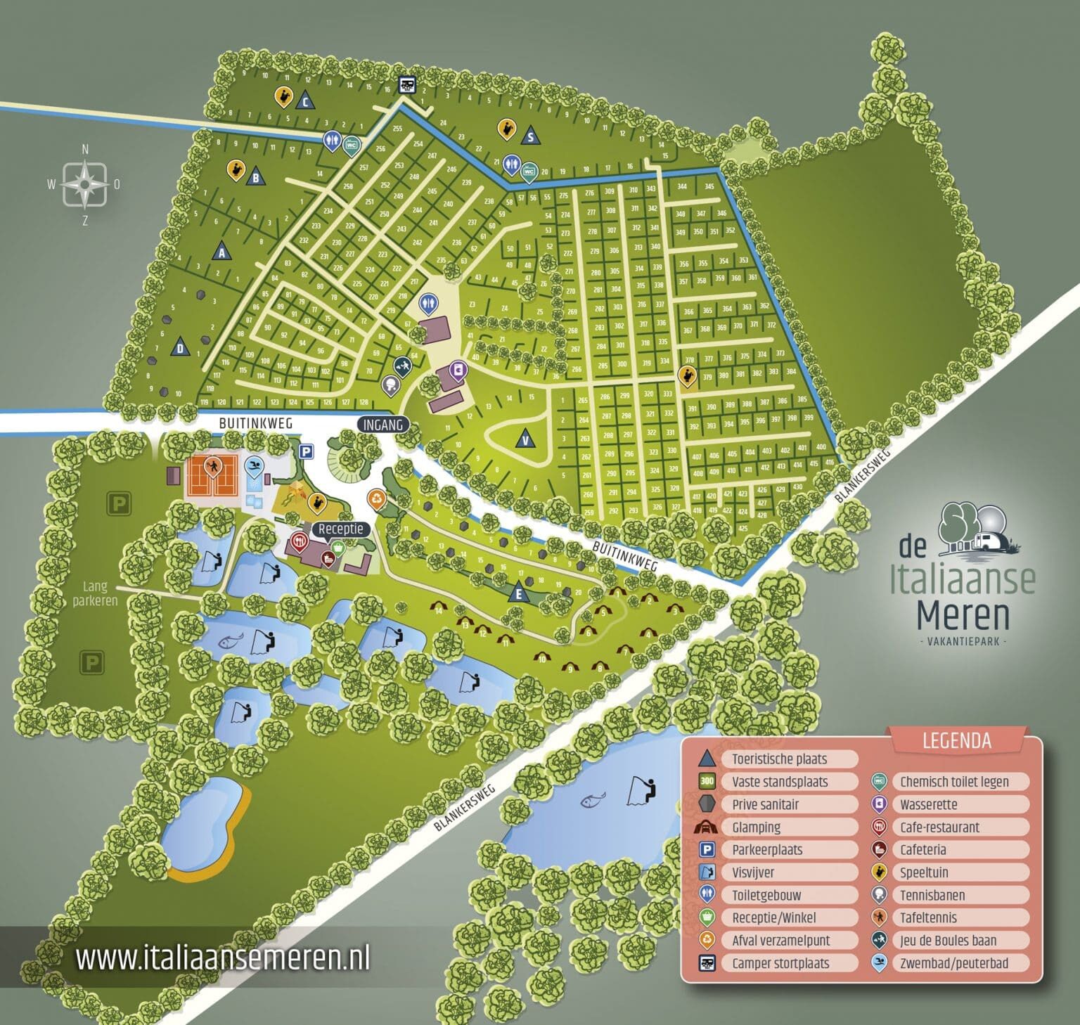 Plan de Parc de Witte Vennen