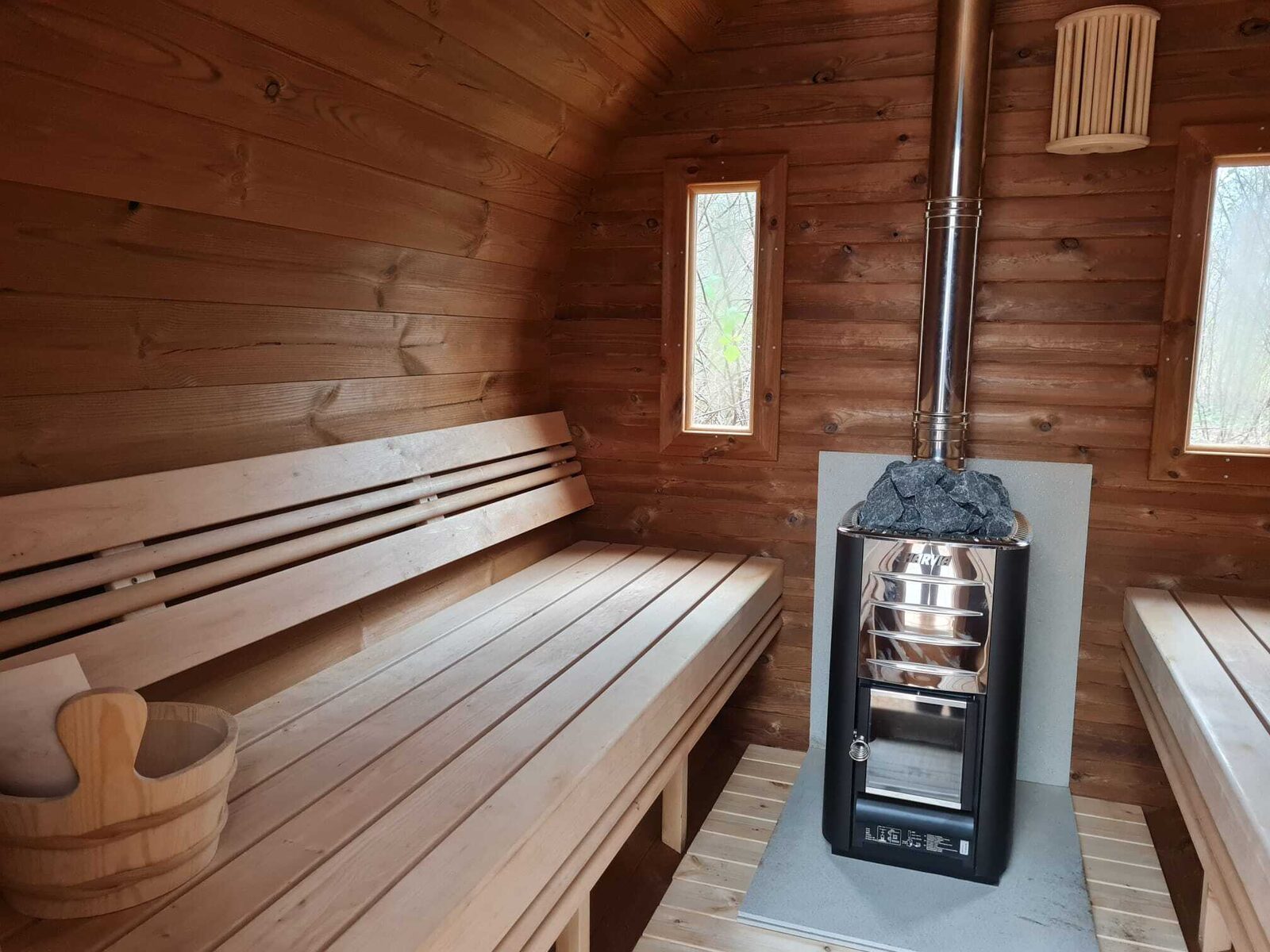 Wellness loft met hottub en sauna