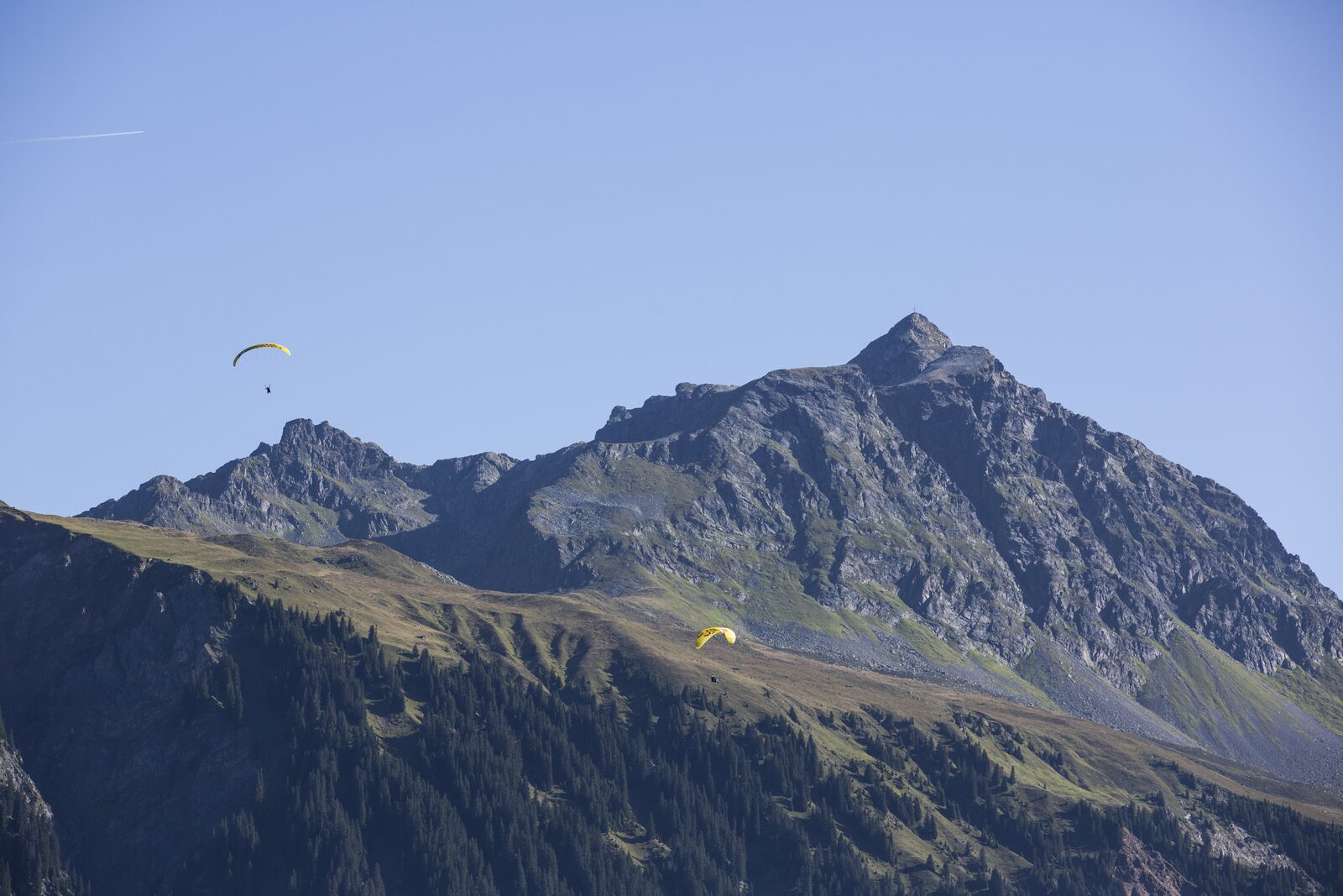 Paragliding in the Silvretta Montafon