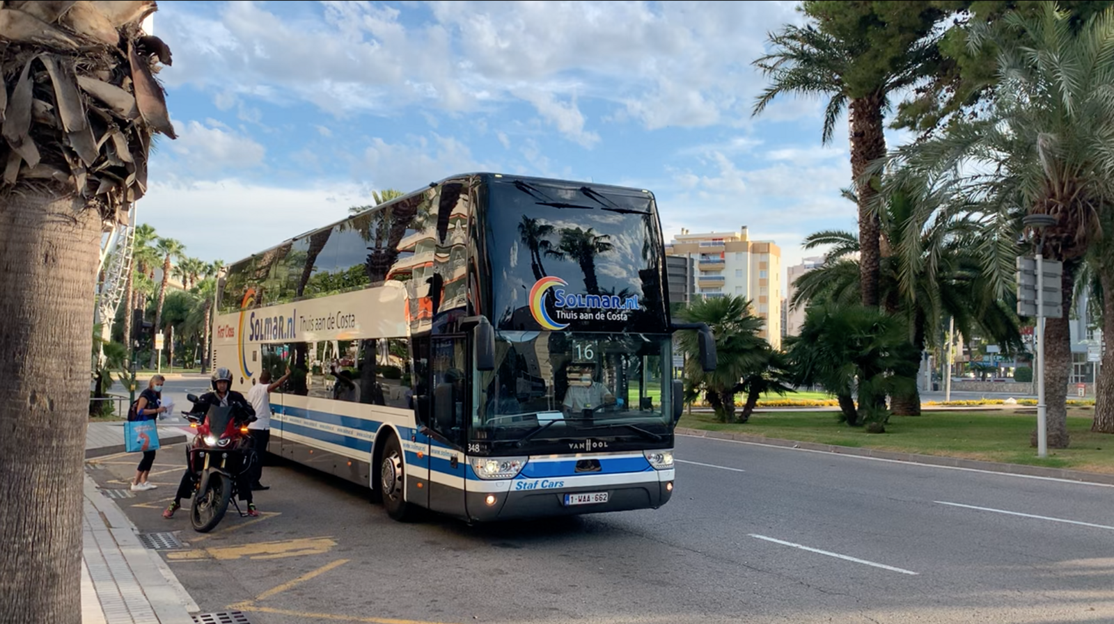 Bus van Solmar in Spanje
