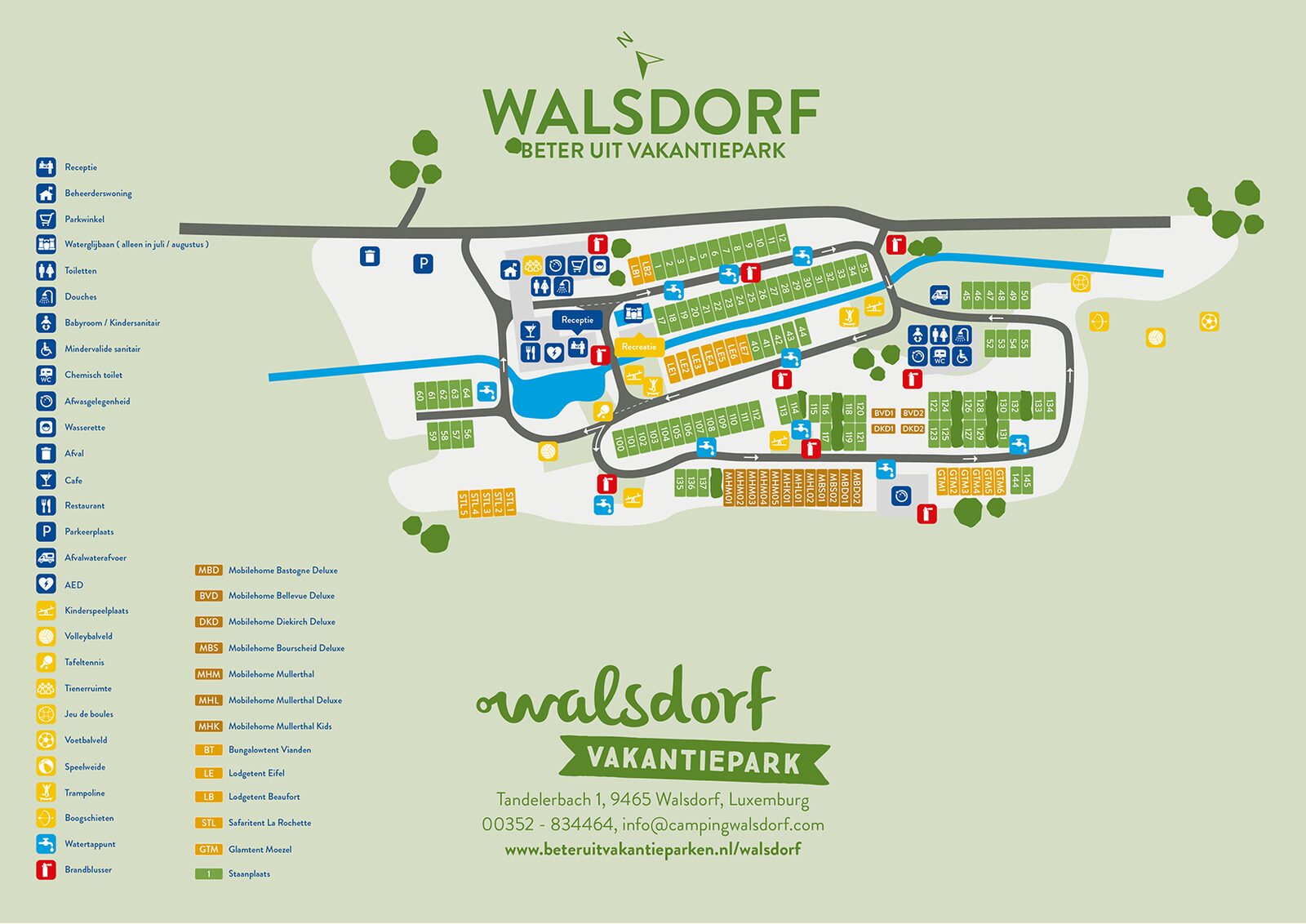 Overzichtskaart van Walsdorf