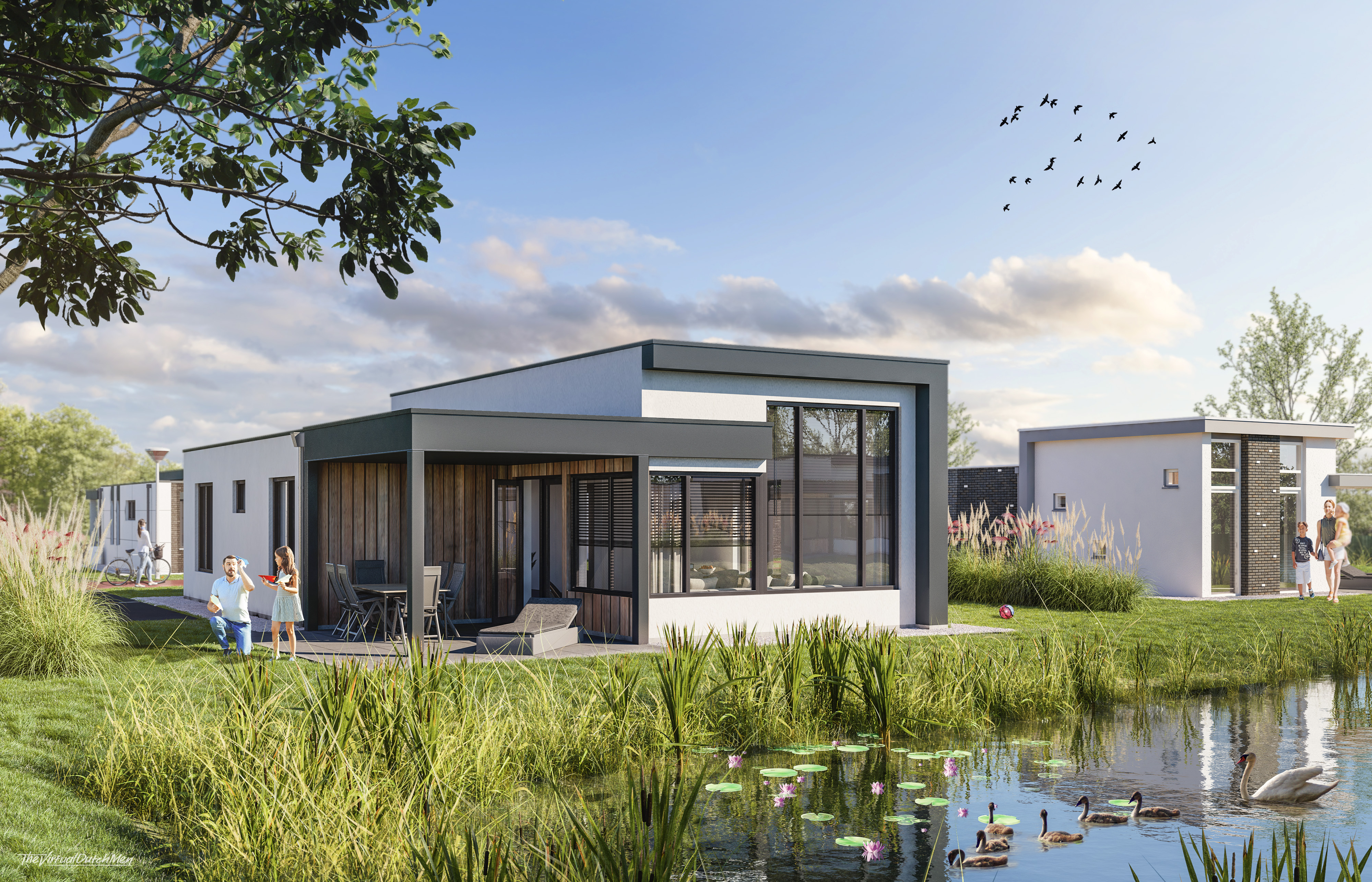 Smient 4-persoons met sauna