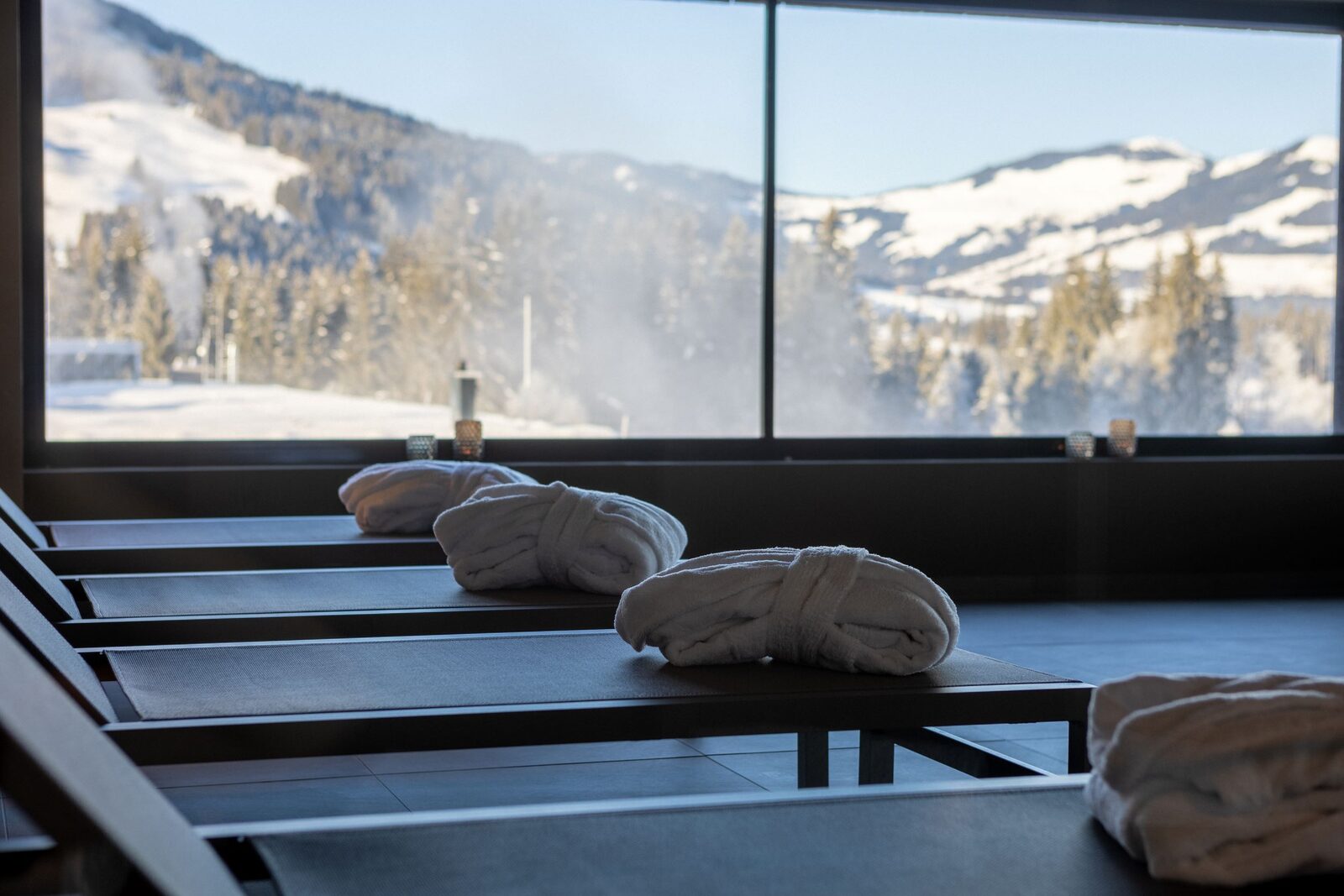 Wellness with views of the mountains