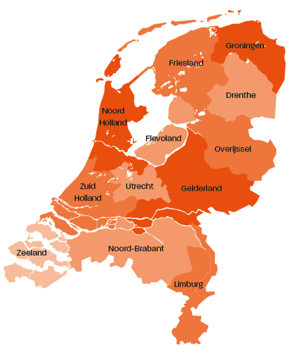 Urlaub in den Provinzen der Niederlande – GRUPPENURLAUB-HOLLAND.DE