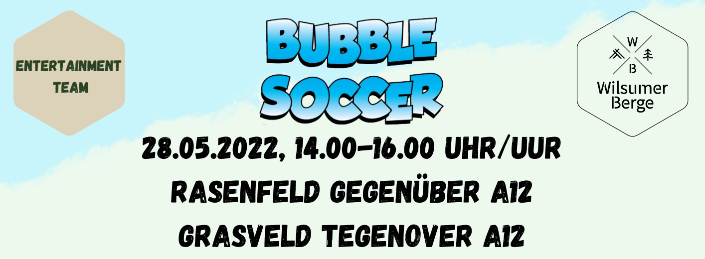 Bubble voetbal!