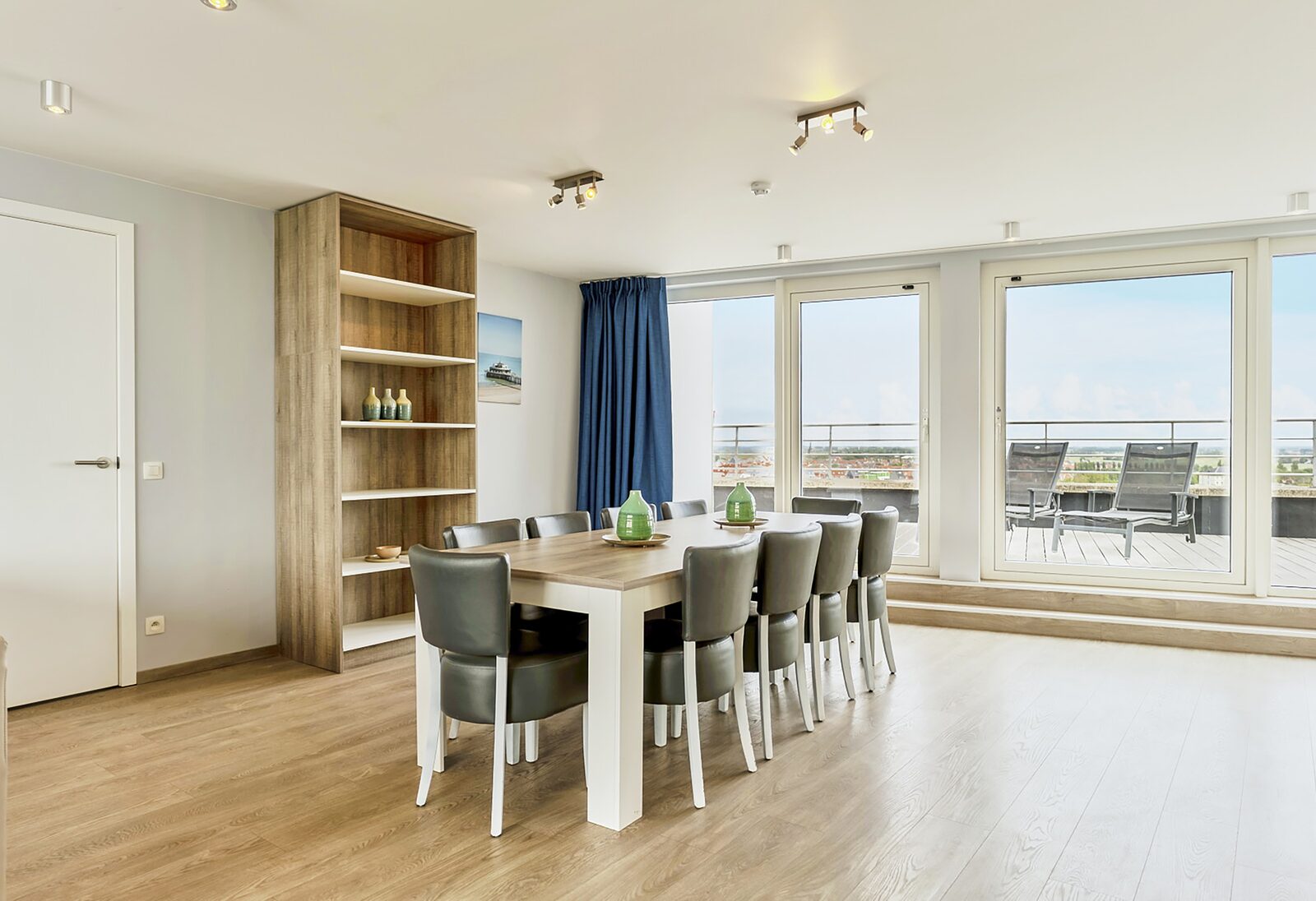 The penthouse for 10 people at Holiday Suites Blankenberge