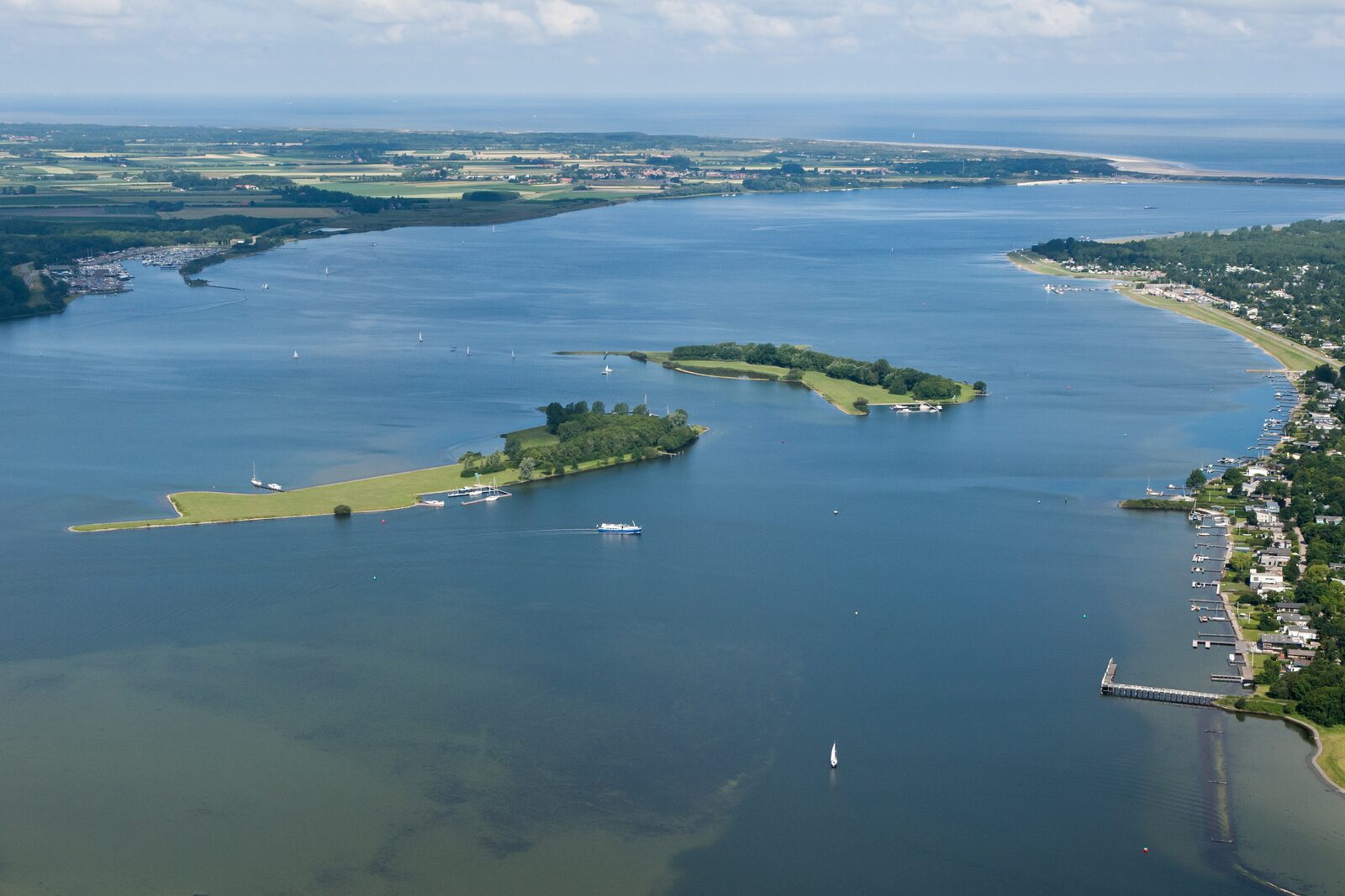 Veerse Meer lake the Netherlands