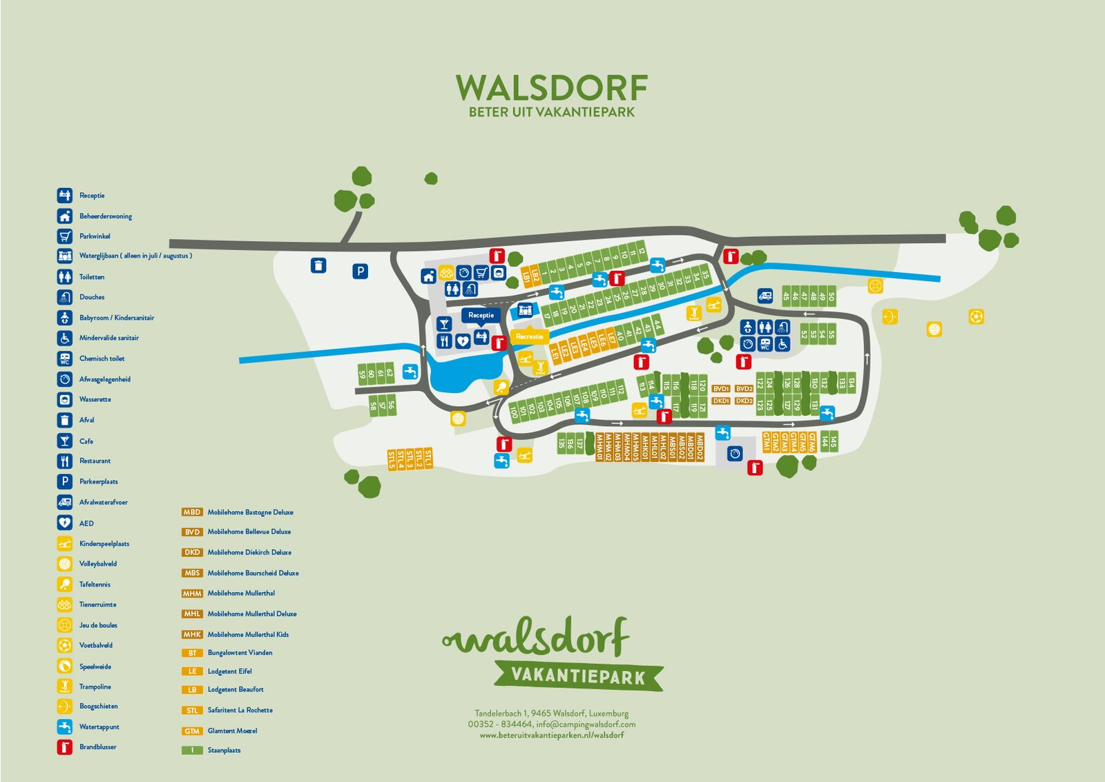 Plattegrond van Walsdorf