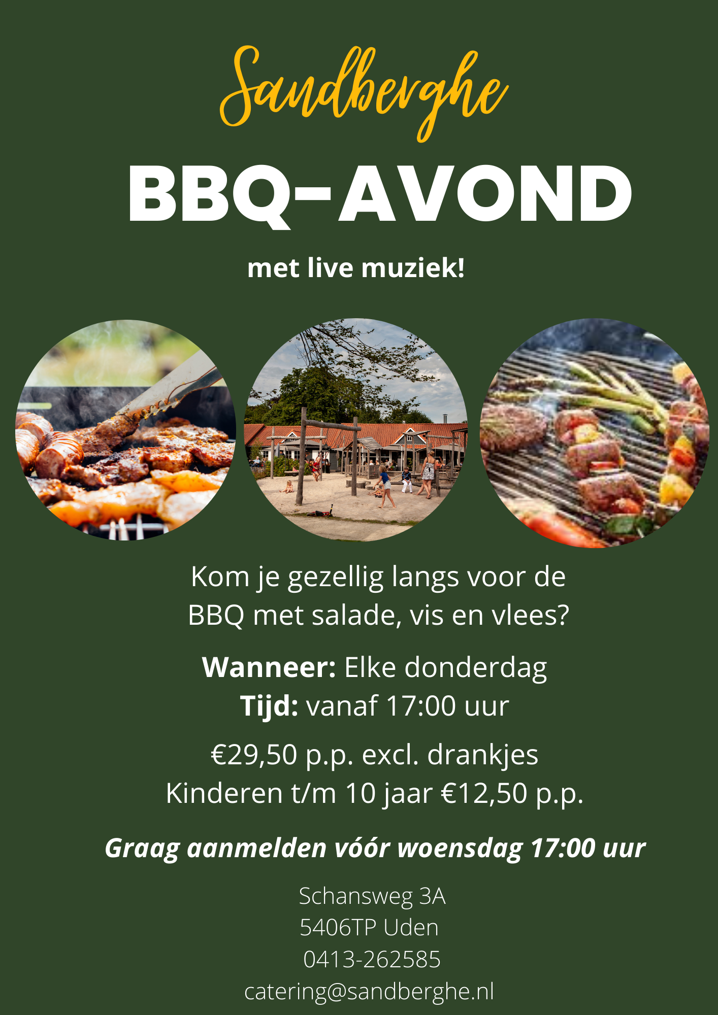 Elke vrijdag - BBQ avond