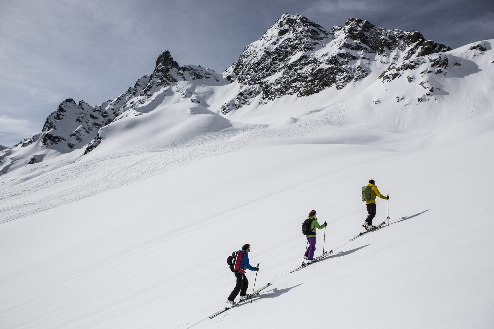 Begeleide skitochten in de buurt van Schruns 