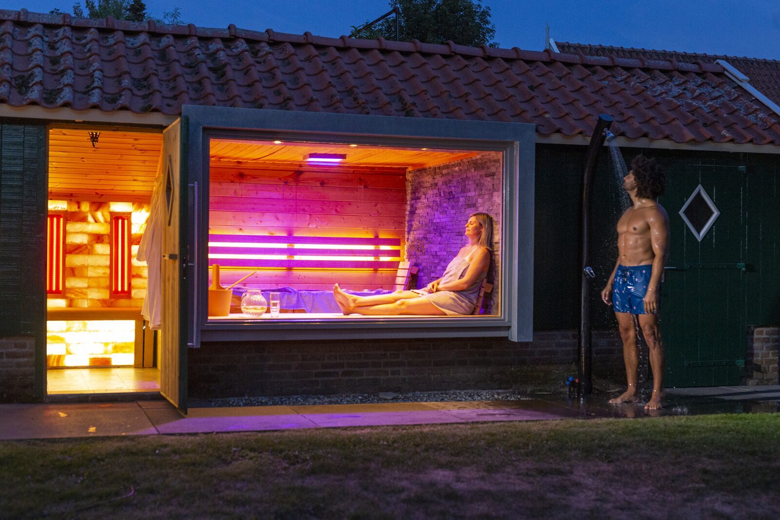 vakantiehuis met finse sauna