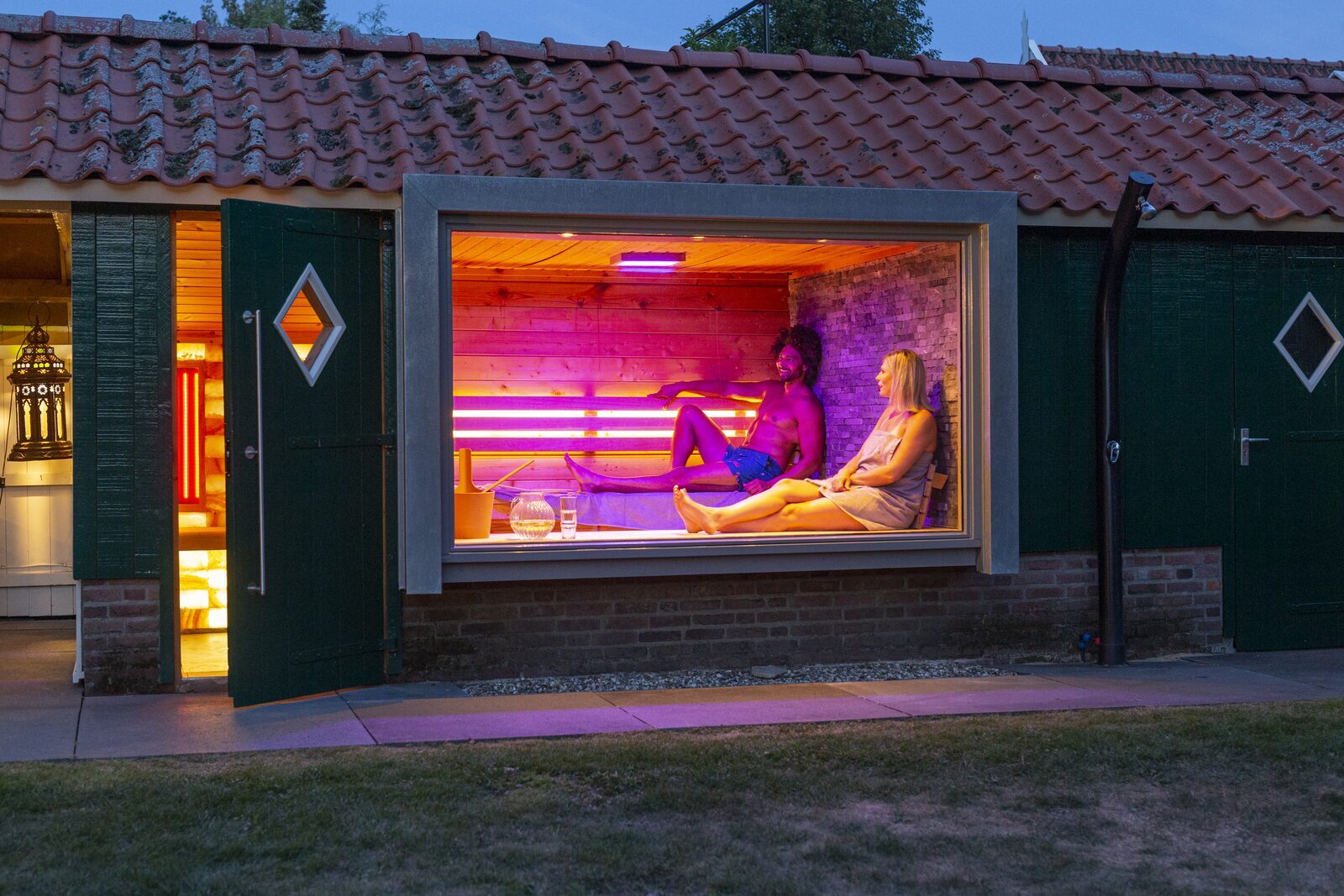 Privé sauna met overnachting