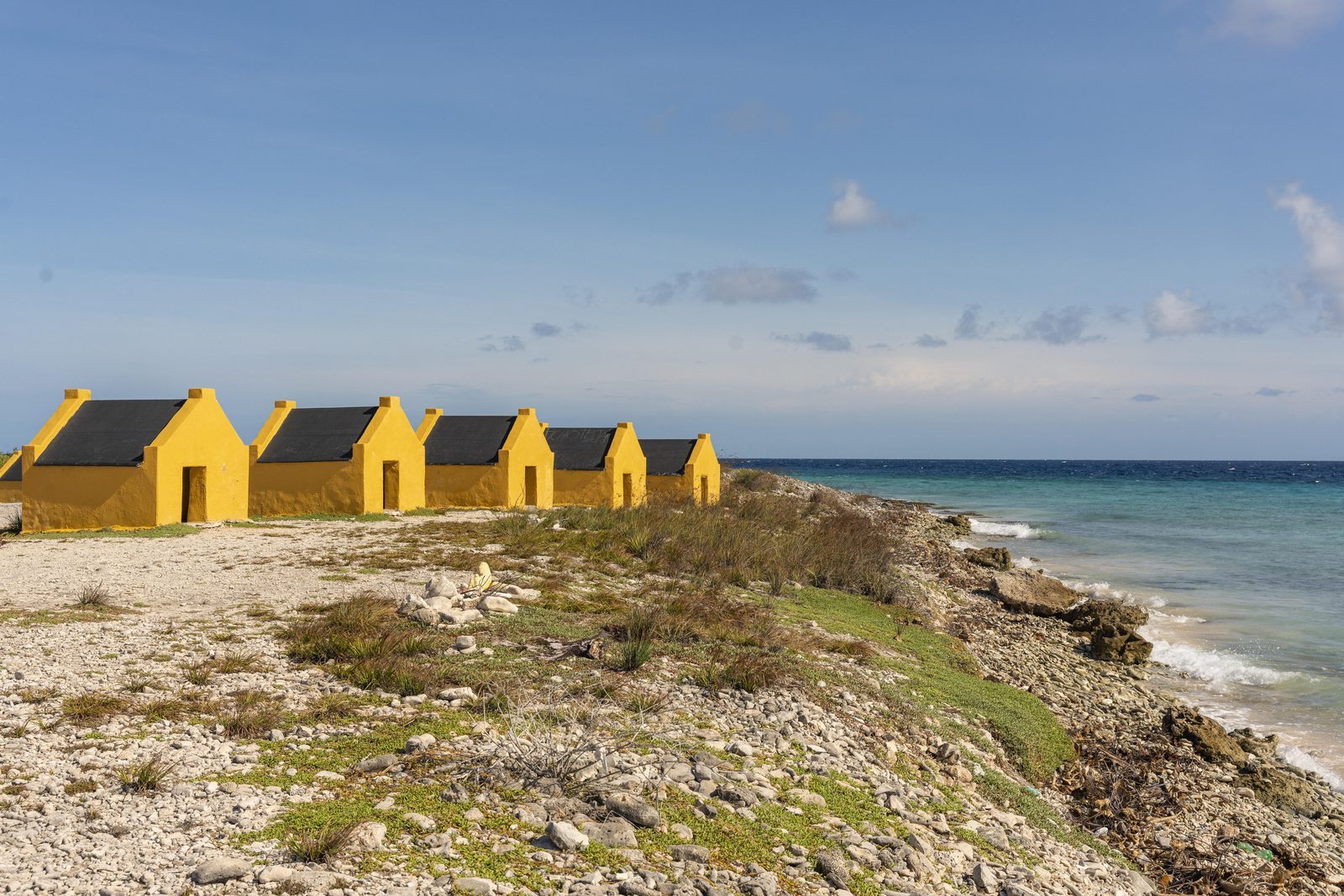 Cabanas de Escravos em Bonaire