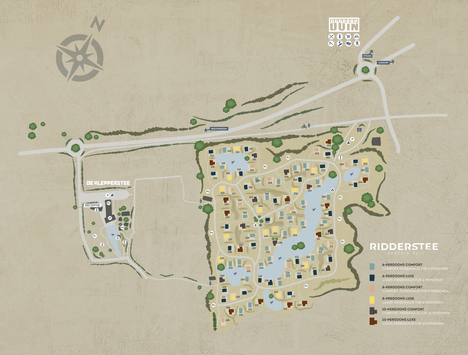 Plattegrond Vakantiepark De Klepperstee