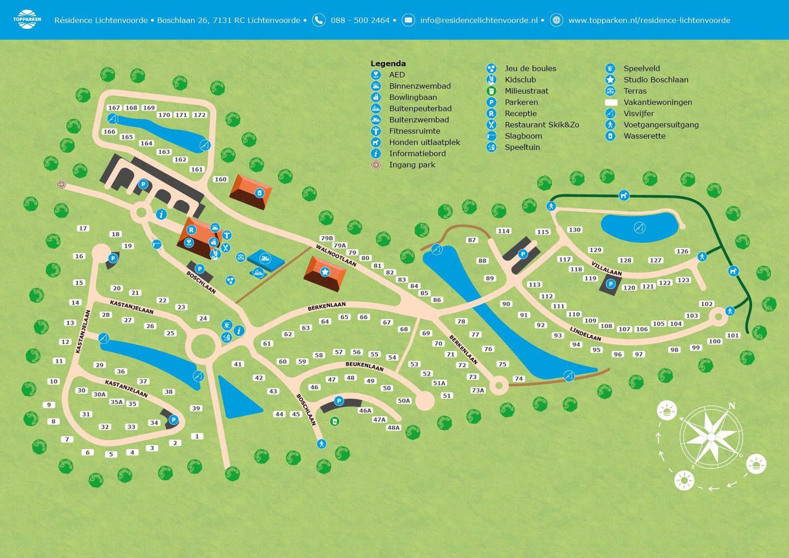 Plattegrond van Résidence Lichtenvoorde