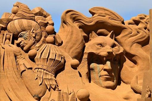'T Veluws Sand Sculpture Festival Garderen