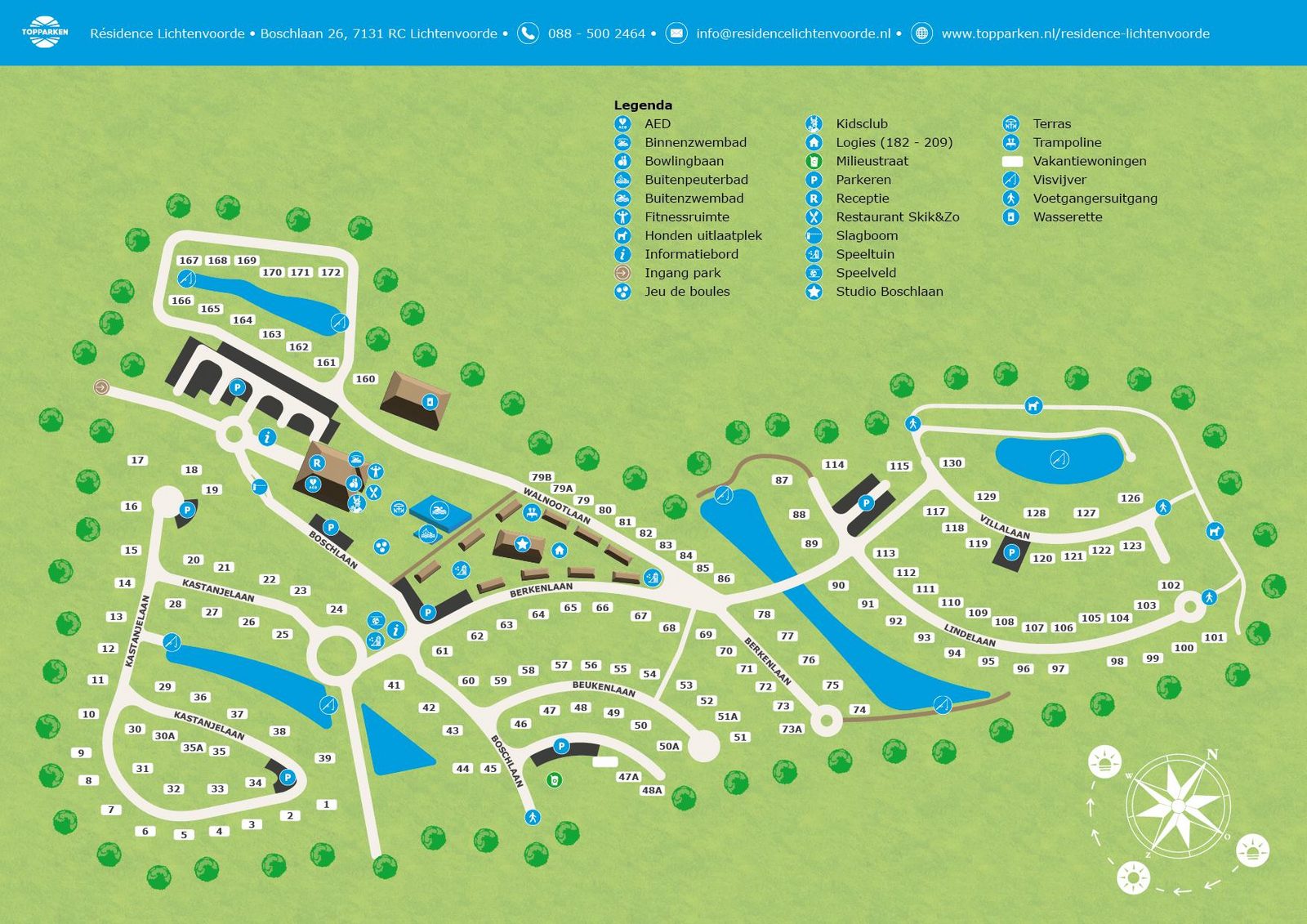 Park Plattegrond Residence Lichtenvoorde