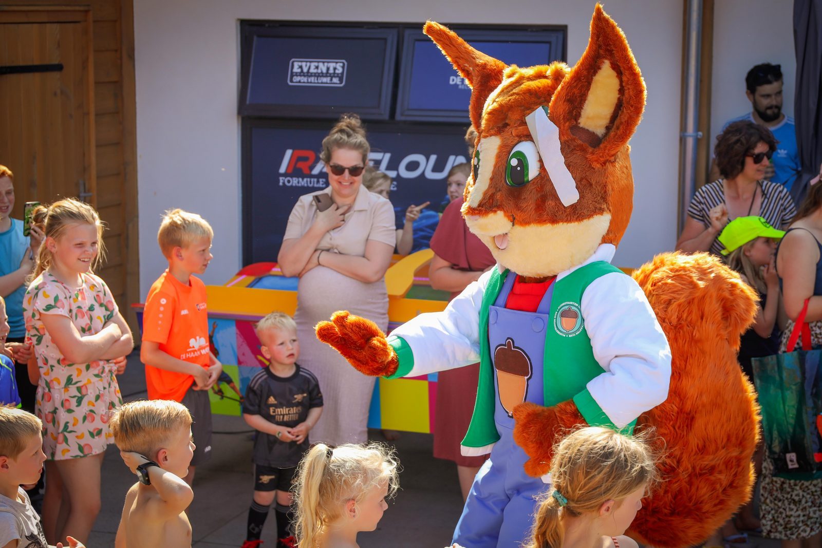 Entertainment team for the children