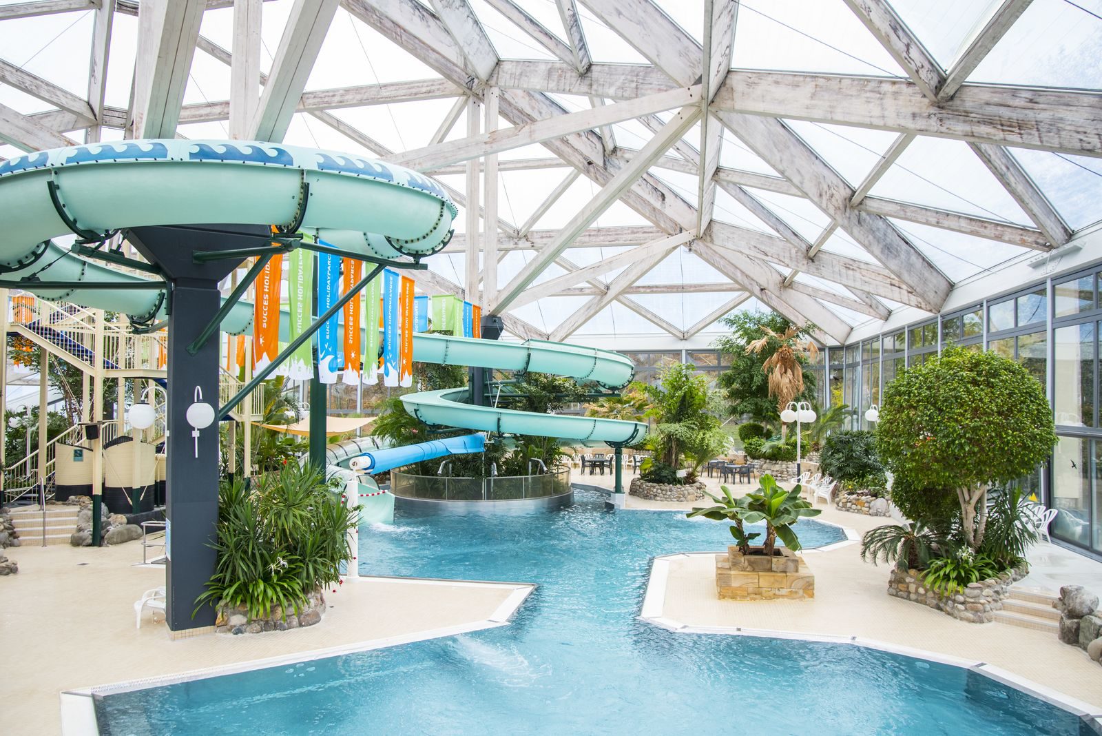 Holiday park with swimming pool