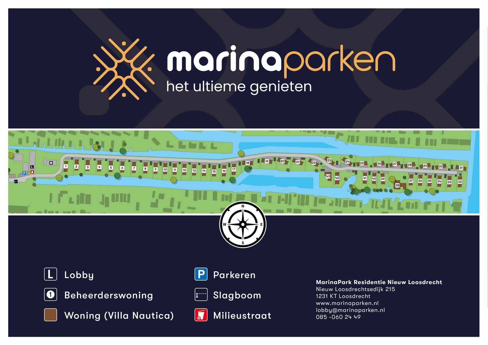 Plattegrond MarinaPark Residentie Nieuw Loosdrecht