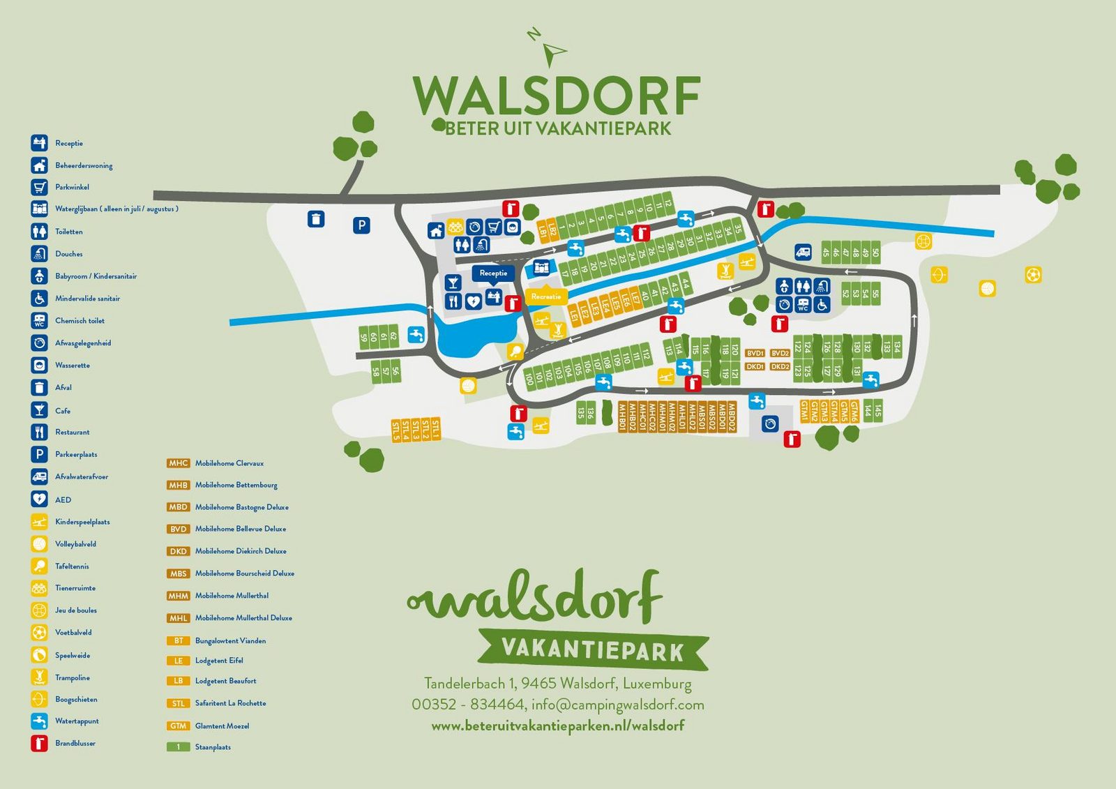 Plattegrond van Walsdorf