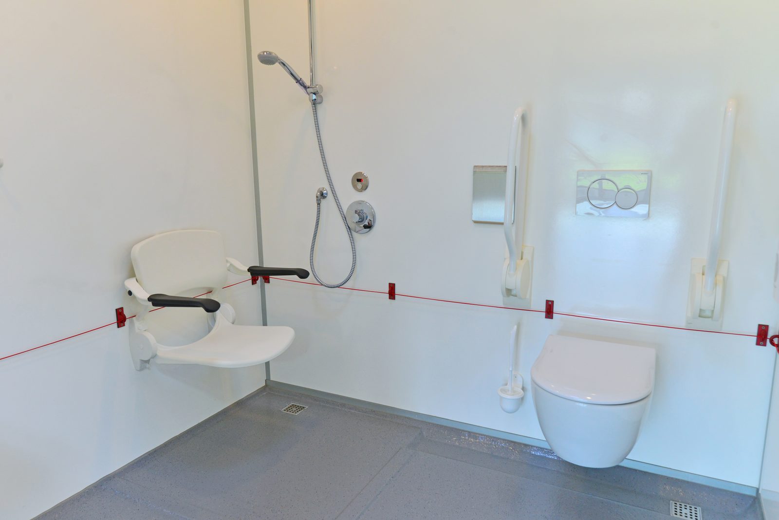 Toilette für behinderte Personen