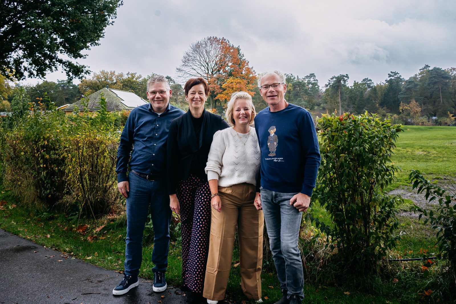 Bert-Jan, Dini, Geert en Martine