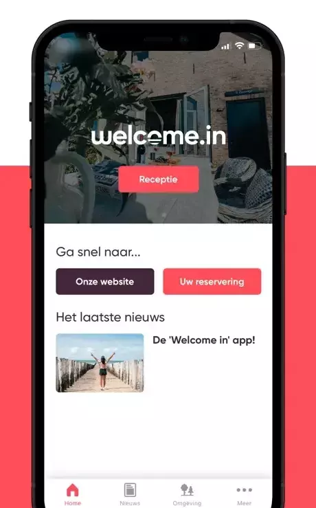 Screenshot Welcome in app
