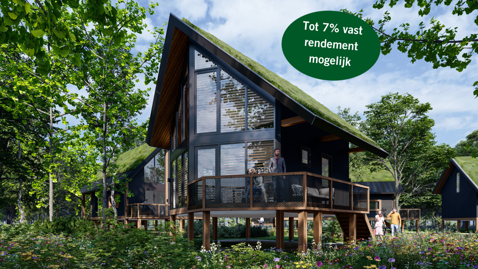 Natuur Villa | 4 personen ( NOG 1 BESCHIKBAAR )