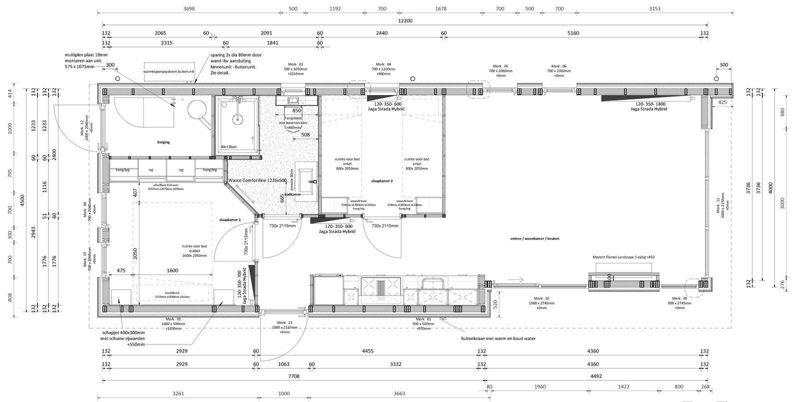 Eco Bos Lodge | 4 personen ( UITVERKOCHT )