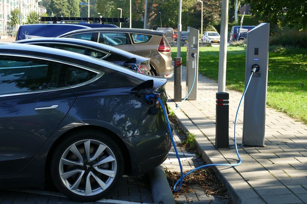 Charging poles for electric cars