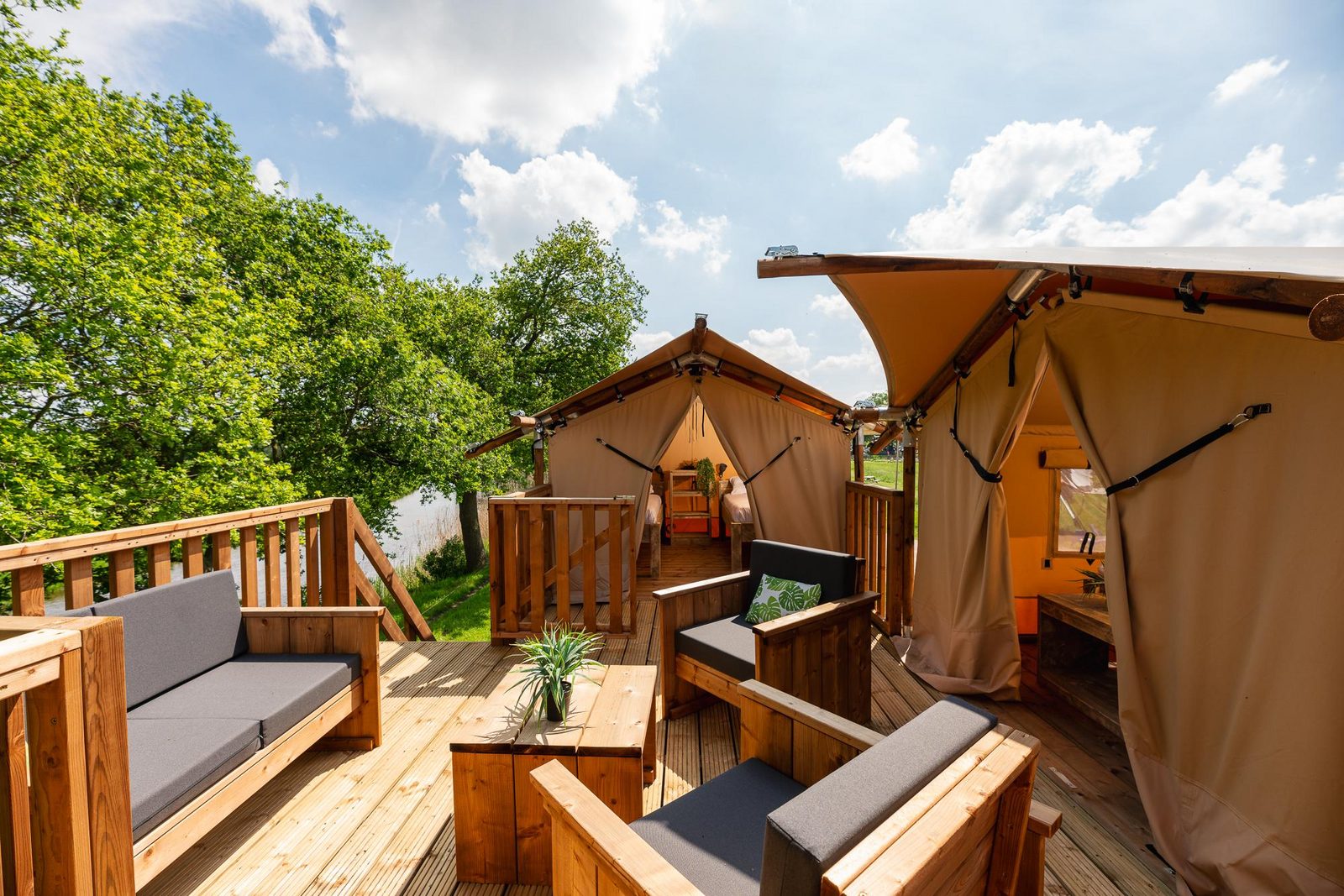 Glamping accommodaties