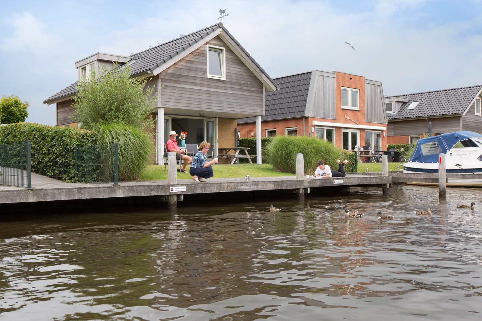 Vakantiepark in Friesland Aan het water Tusken de Marren