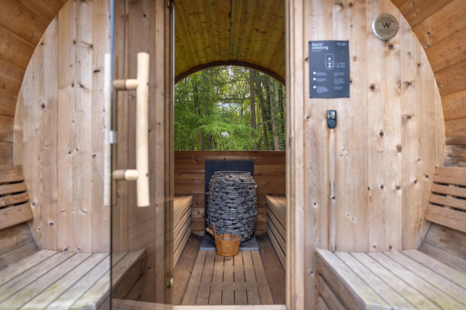 4-Personen-Lodge mit Sauna