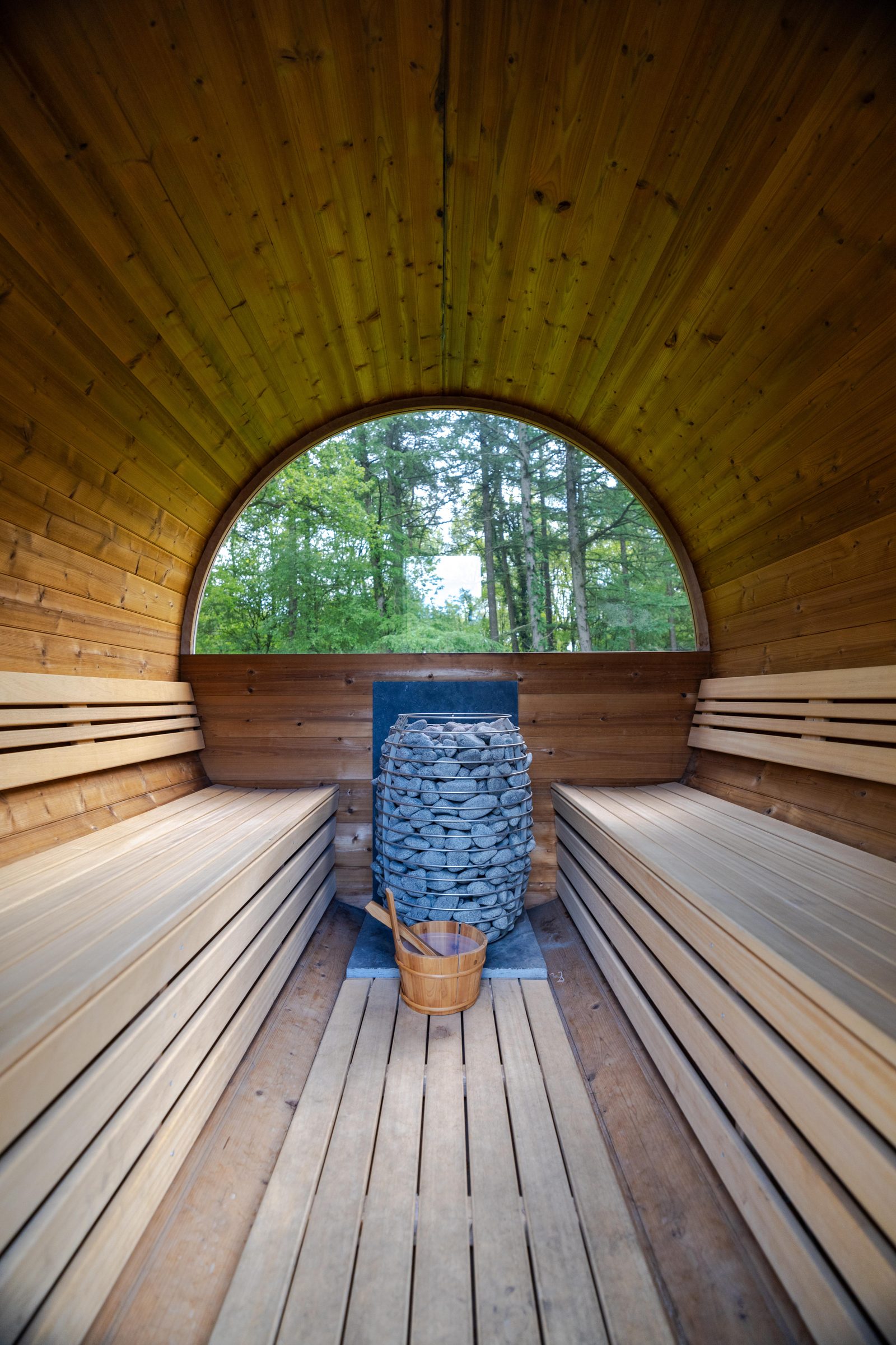 4-Personen-Lodge mit Sauna