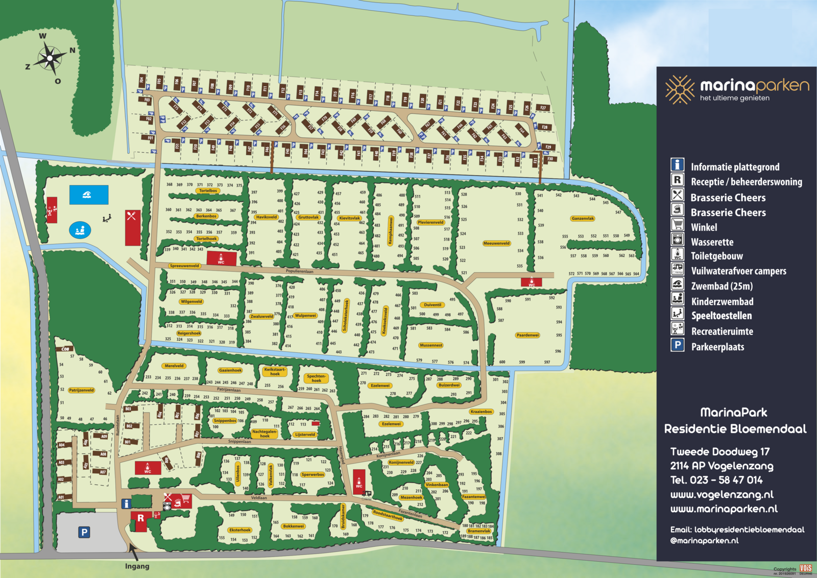 Karte von MarinaPark Residentie Bloemendaal