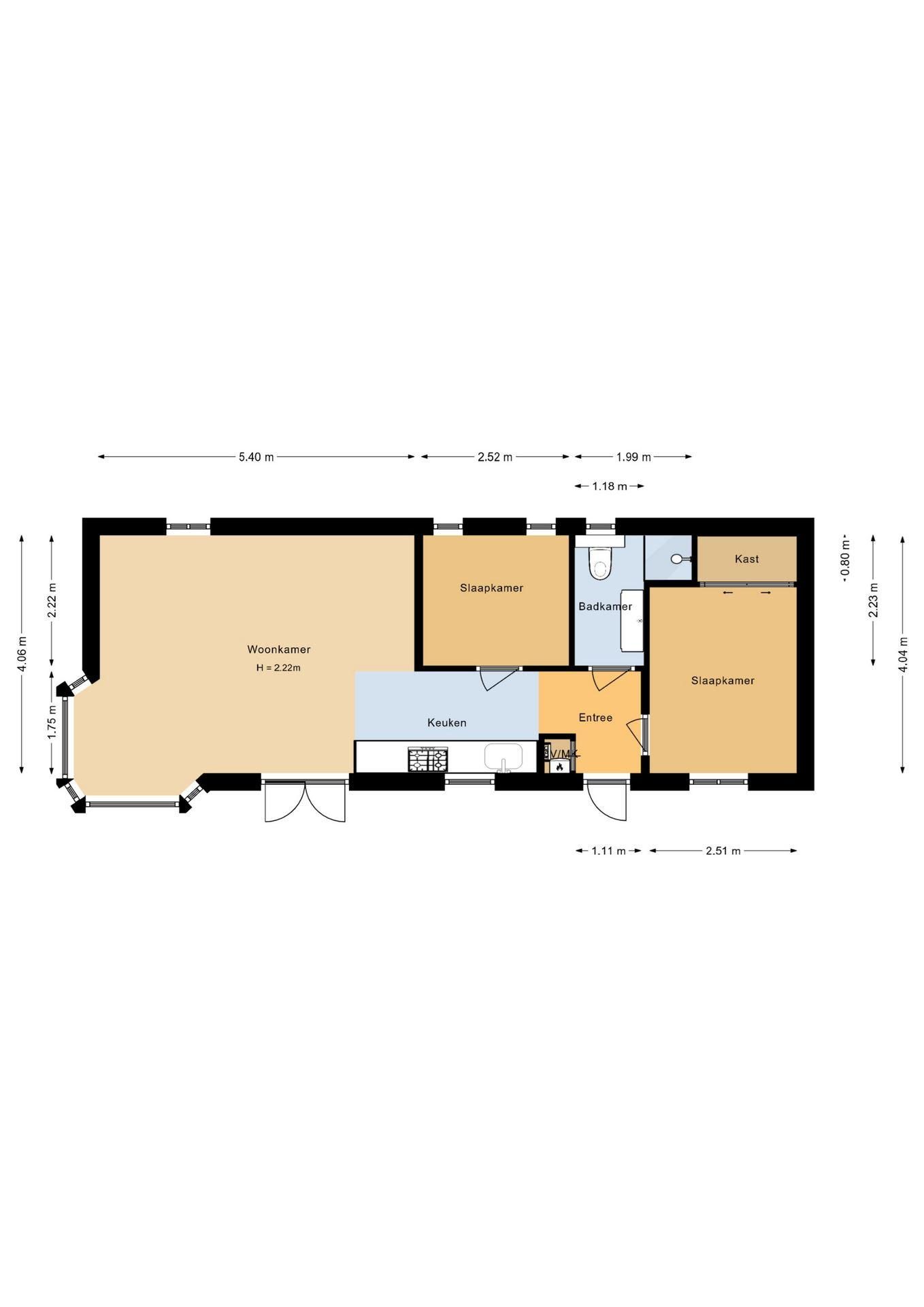 Vakantiehuis op kavel B106 met 466 m² eigen grond en veel privacy