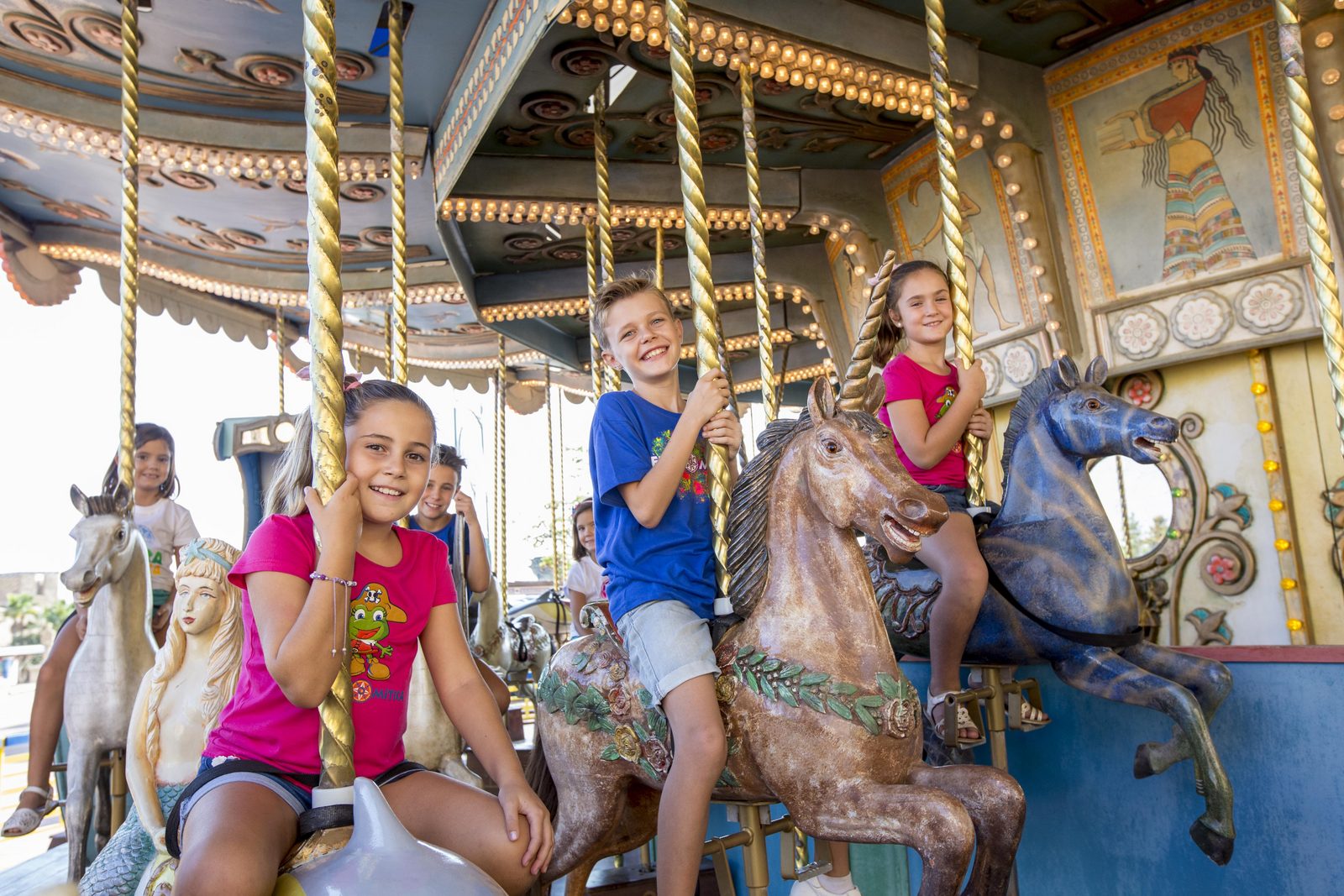 Kinderdraaimolen in Terra Mitica Benidorm