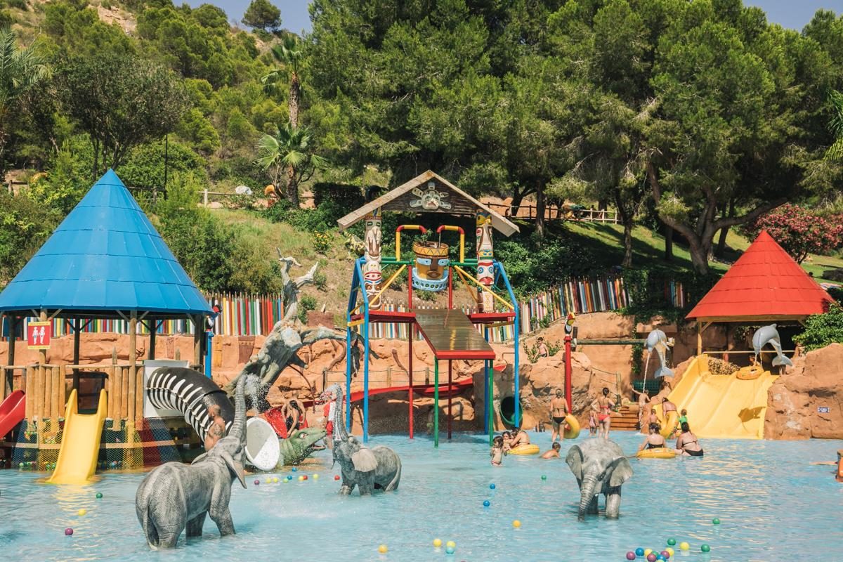 Kinderbad van Aqualandia Benidorm