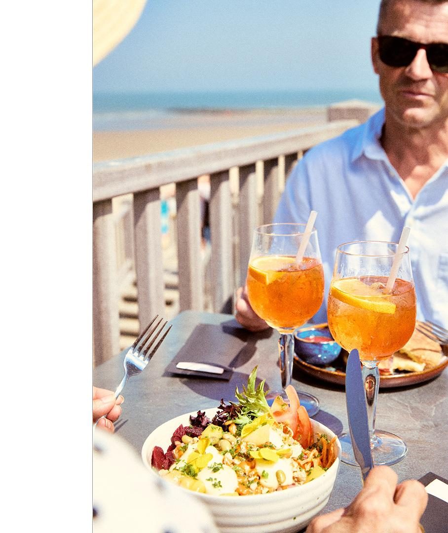 Heerlijk eten in Surfclub De Kwinte