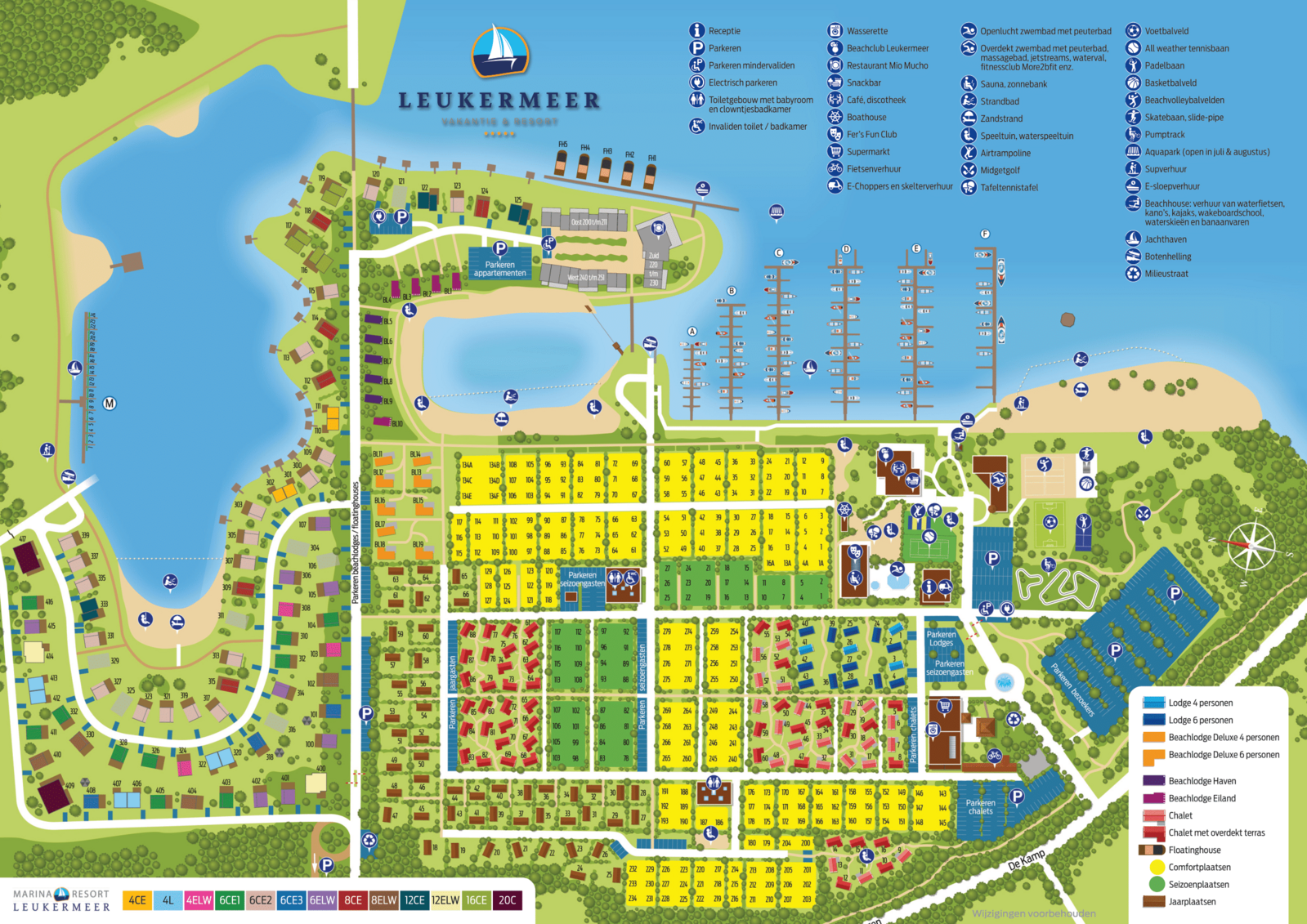 Plattegrond Marina Resort Leukermeer