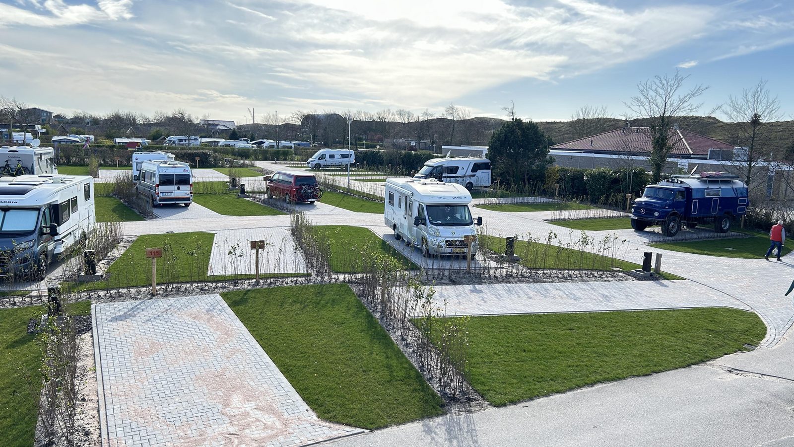 Highlighted: seaside caravan site 